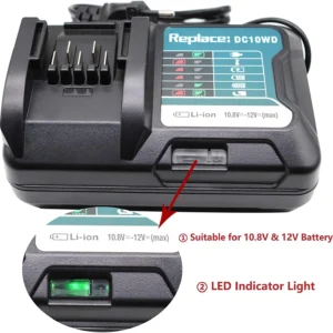 מטען מקיטה 12V מטען למברגה מקיטה 10.8V