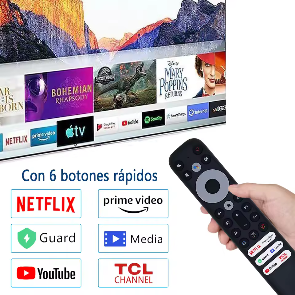 שלט TCL שלט לטלויזיה TCL