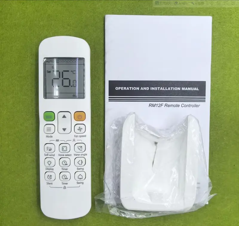 Original Remote Control RM12F 17317000009398 For Midea AC Central Air-conditioning(With Backlit)