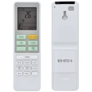 מבט צד New Original RCH-RTY2-0 For Tornado Air Conditioner Backlight AC Remote Control
