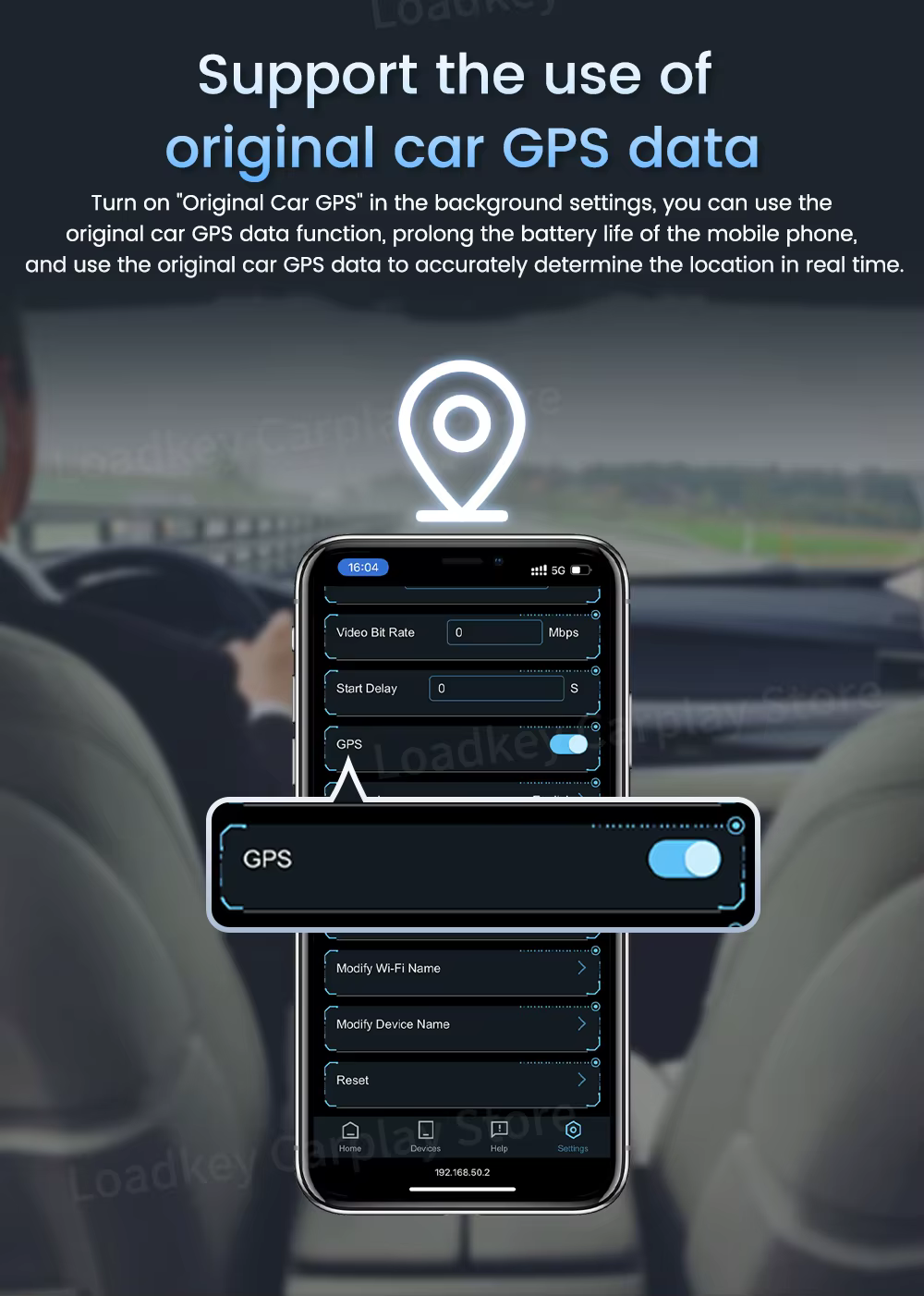 מתאם אלחוטי מקורי Apple Carplay/Android Auto Carlinkit 5.0 2air לרכב | שנה אחריות – תמונה 5