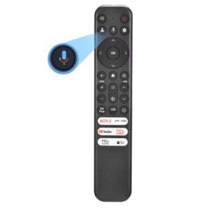 שלט תואם TCL RC813 עם מיקרופון לחיפוש קולי